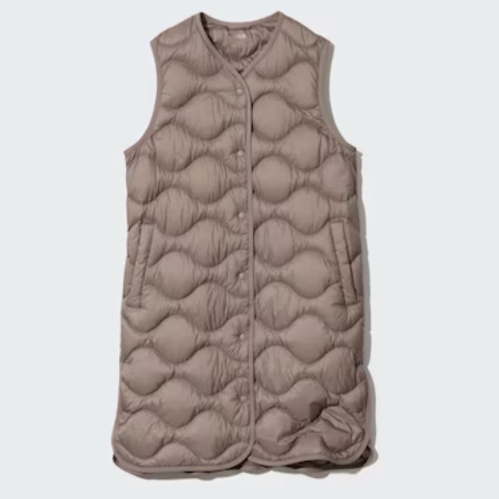 Uniqlo Long Down Puffer Vest size XL